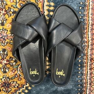 BEEK quality leather sandals size 9